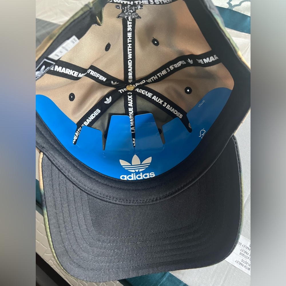 Adidas RELAXED BLUR CAMO STRAP-BACK HAT - Picture 5 of 9